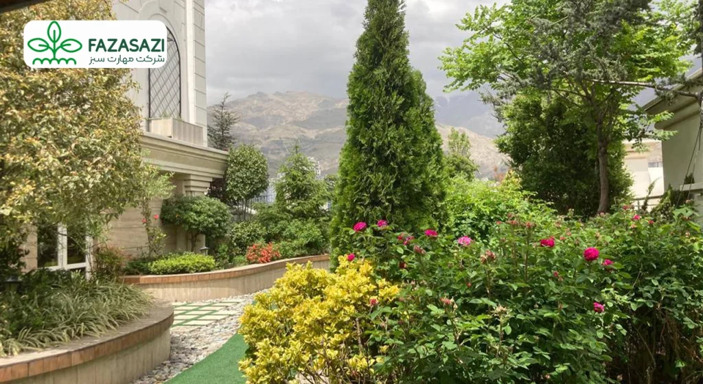 فضای سبز باغ لوکس