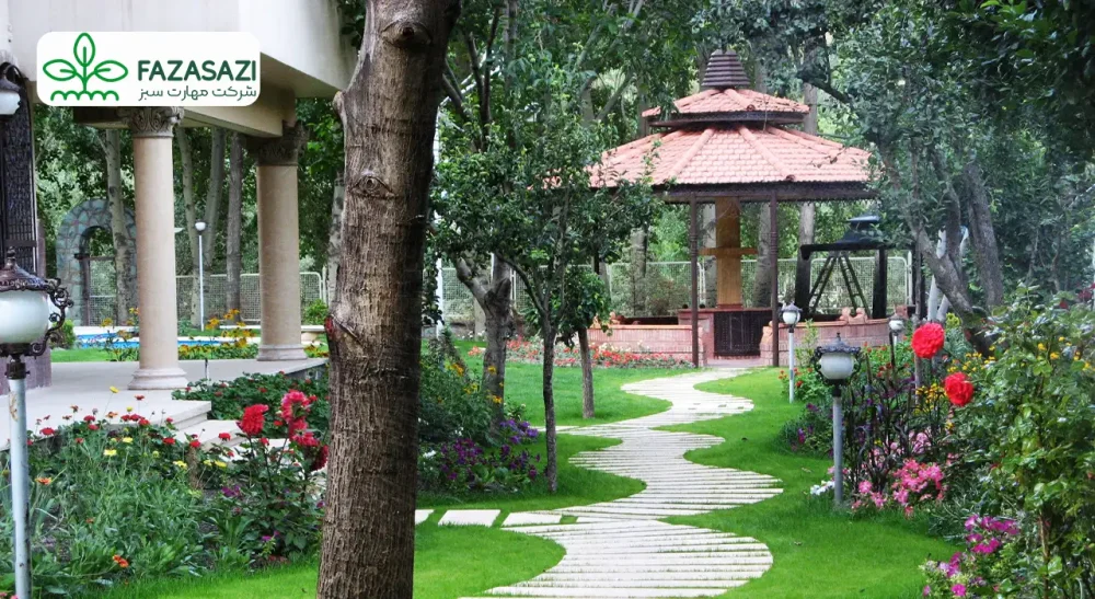 چمن در محوطه سازی