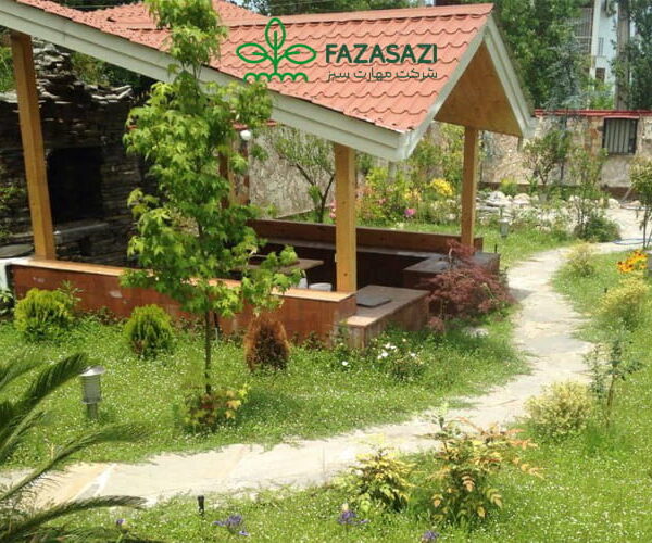 فضاسازی و محوطه سازی ویلاهای بزرگ (1)