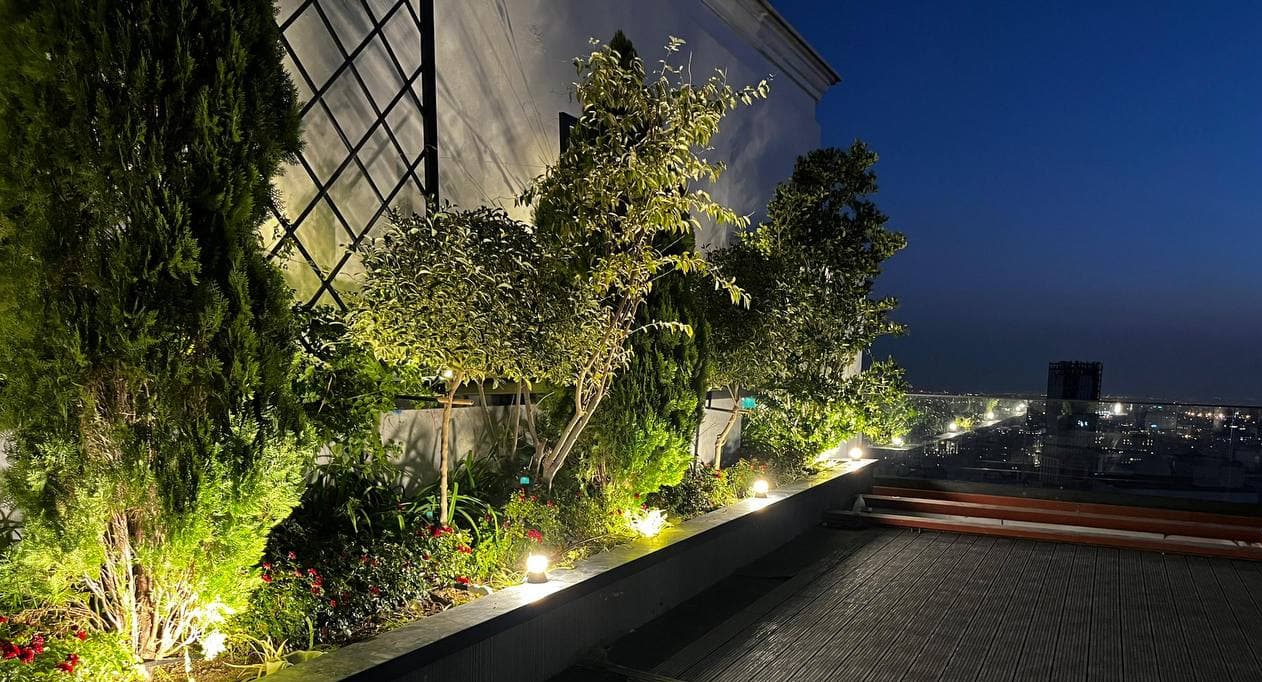 نمونه اجرای حرفه ای فضای سبز