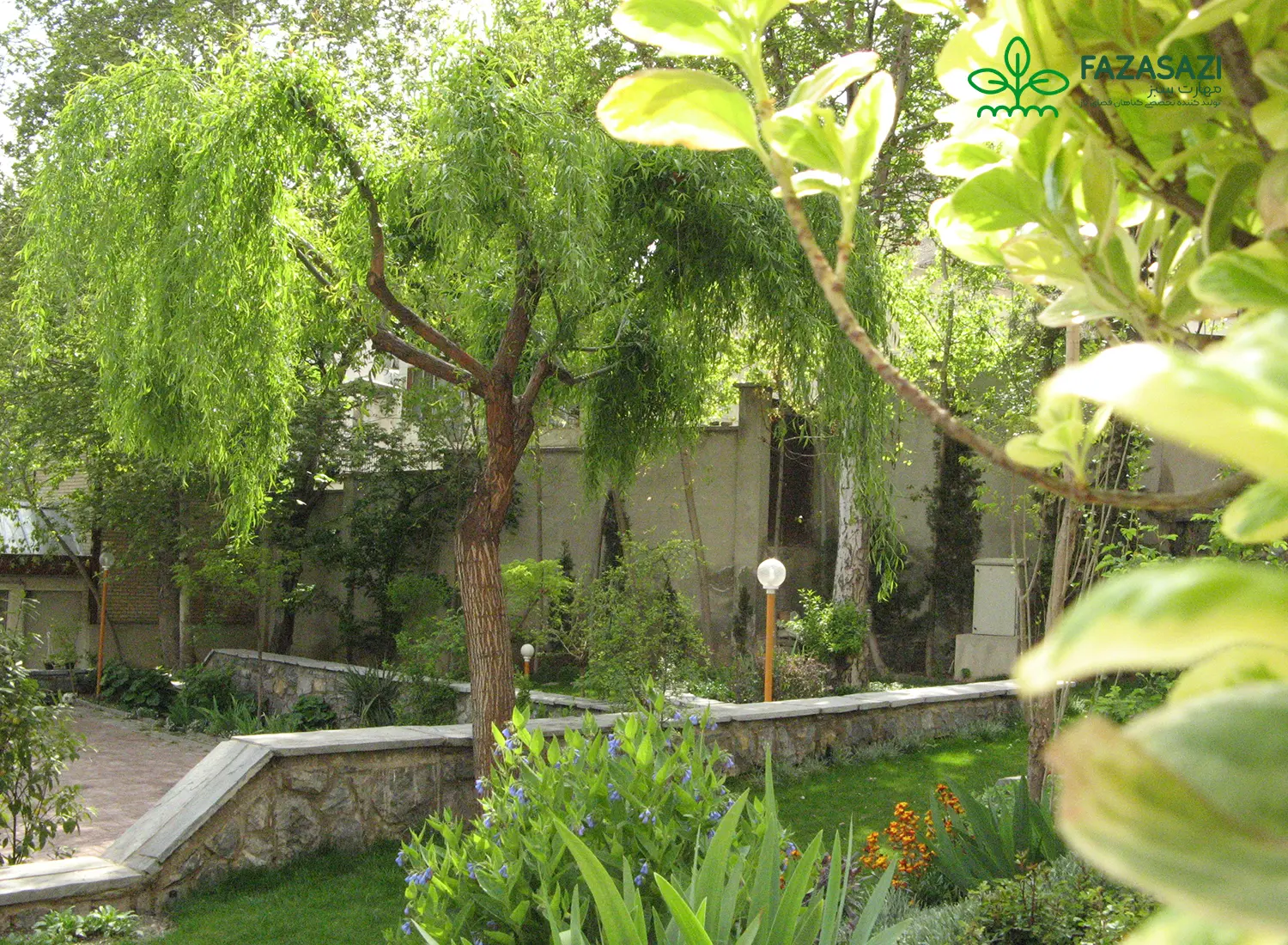 حیاط سازی در مجتمع ممسکونی دار اباد